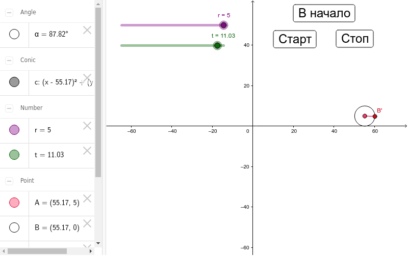 GeoGebra Applet