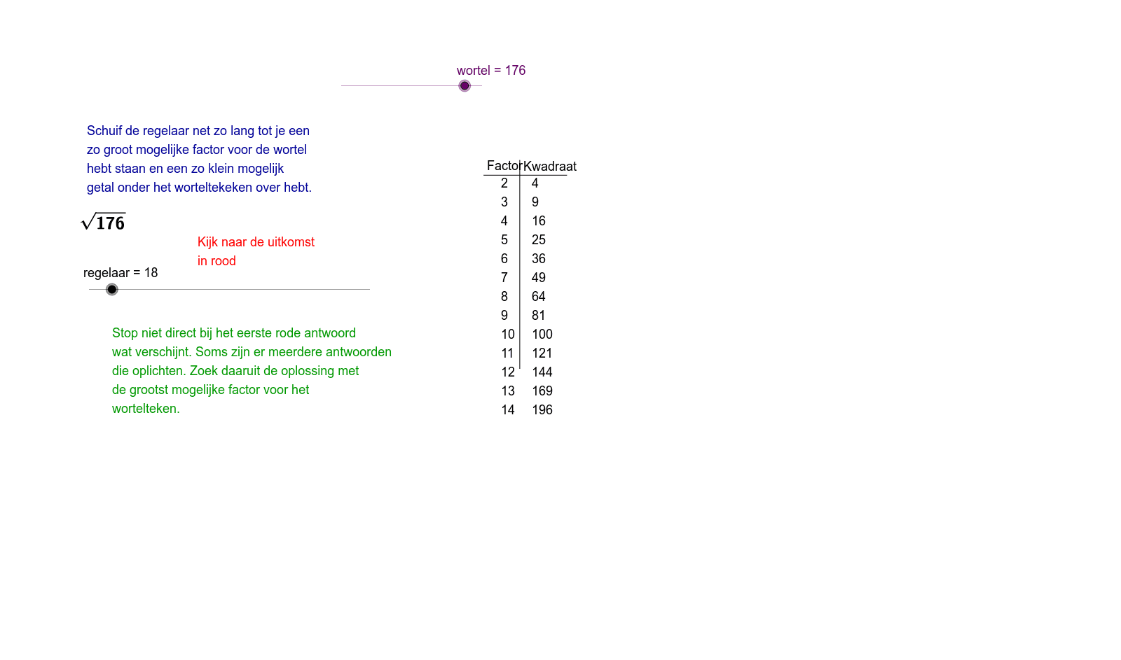 GeoGebra Applet