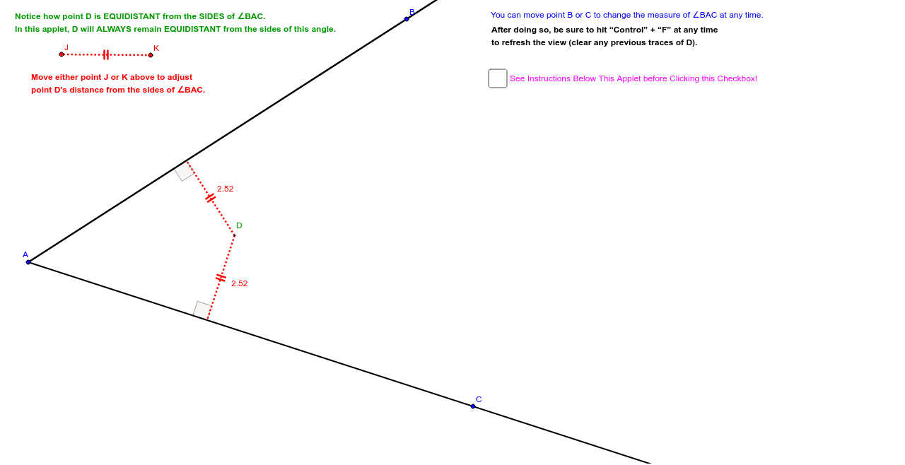 GeoGebra Applet