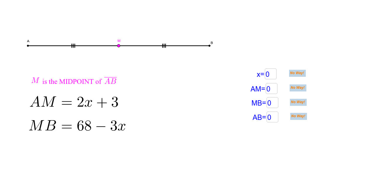 Midpoint Definition Question (I) GeoGebra