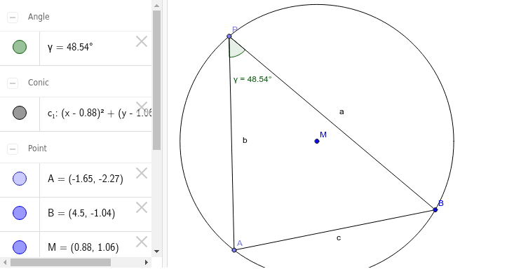 GeoGebra Applet