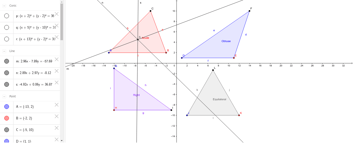 Triangle Centers worksheet – GeoGebra In Centers Of Triangles Worksheet
