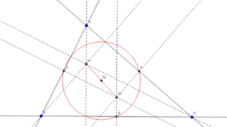 ９点円（三角形の不思議な円）