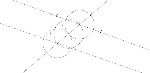 Parallel Lines by Angle Copy – GeoGebra