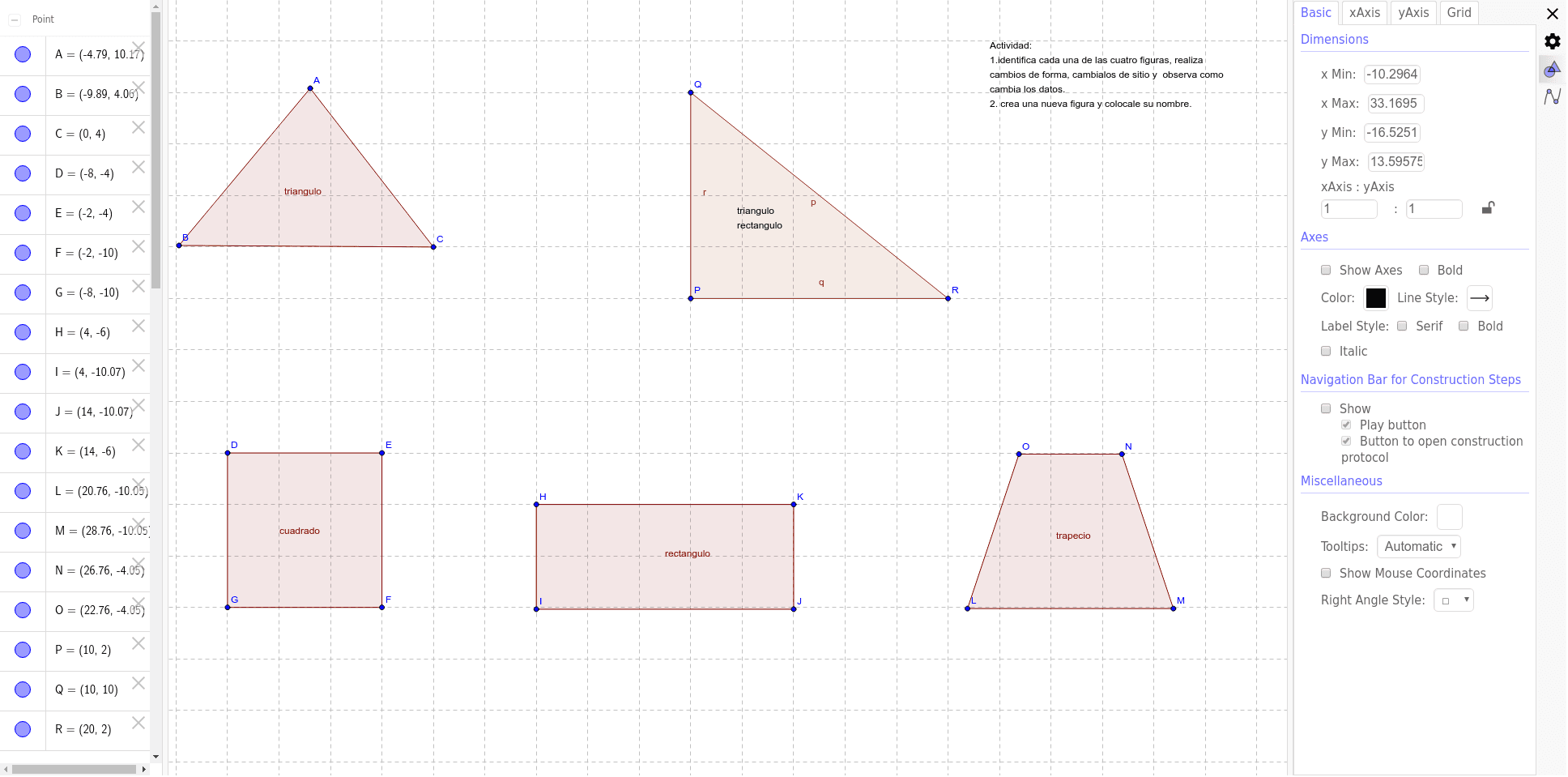 Figuras Geometricas Geogebra