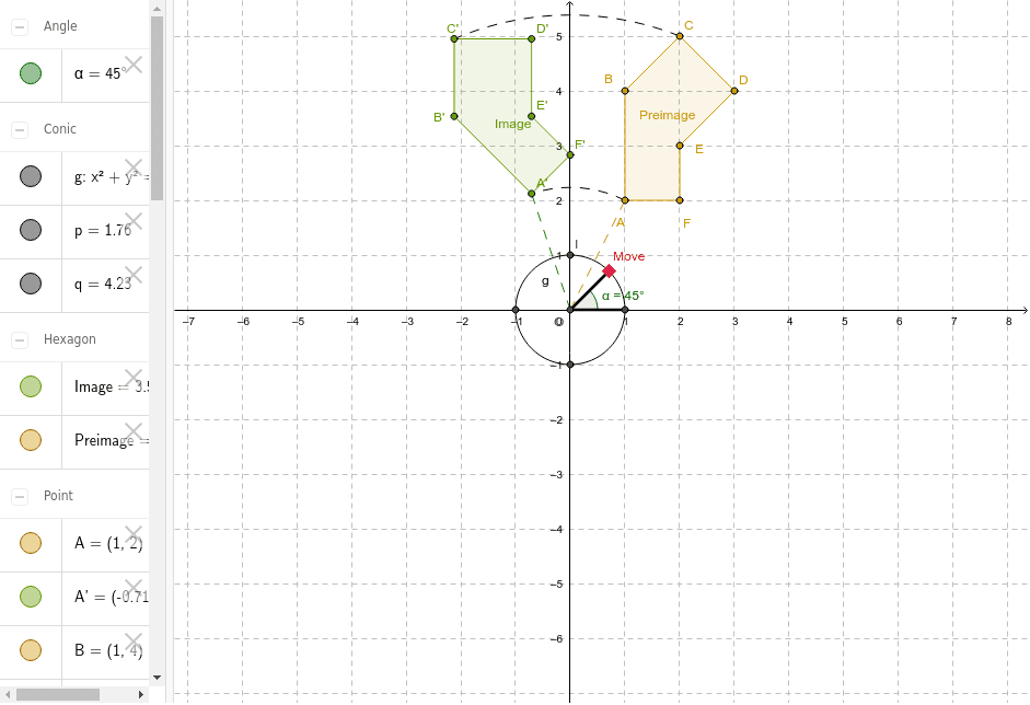Rotations on the coordinate plane calculator