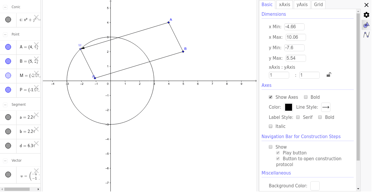 GeoGebra Applet