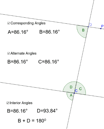 Angle Vocabulary – GeoGebra