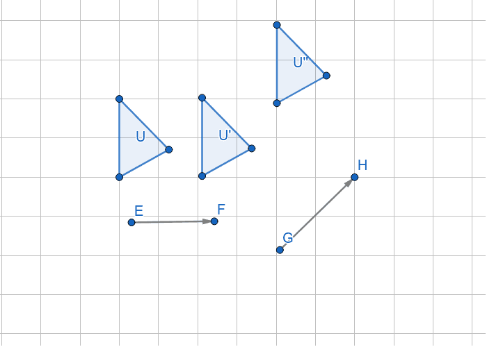 4. List the sequence of rigid motions that map figure U to figure U"