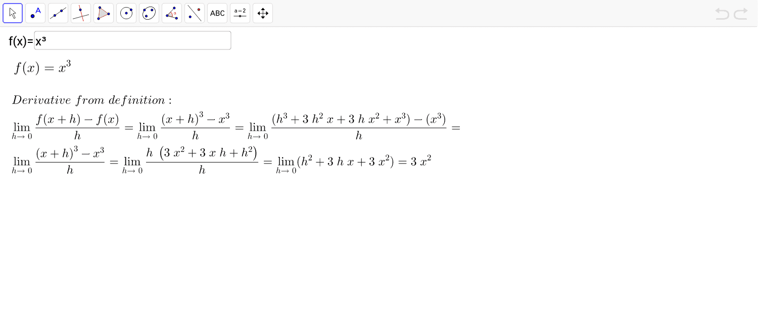 GeoGebra Applet
