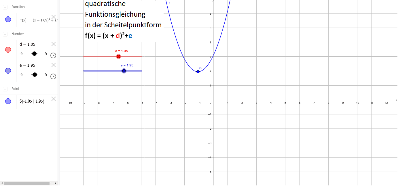 GeoGebra Applet