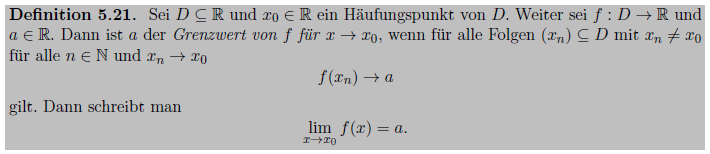 [size=85](vgl. Hinrichs, A.: Analysis 1, Vorlesungsnotizen, Wintersemester 2015/2016, Johannes Kepler Universität Linz)[/size]