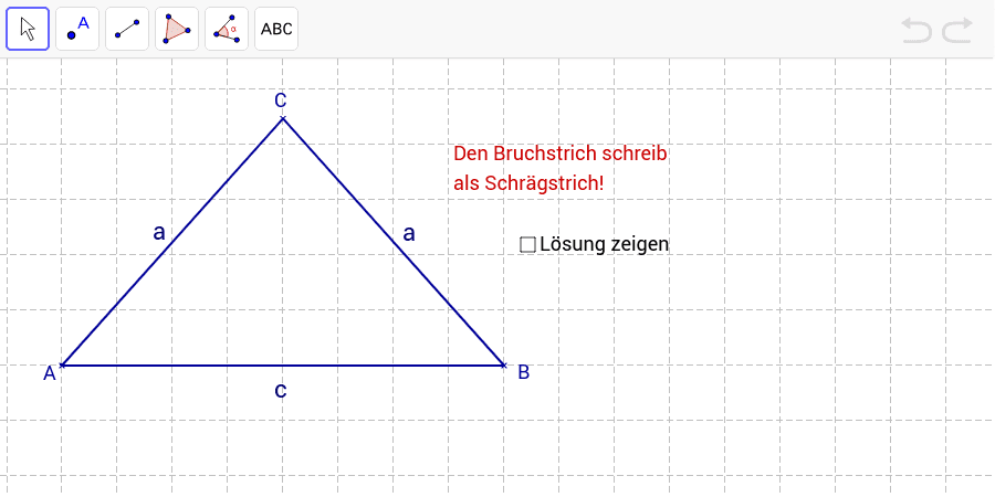 GeoGebra Applet