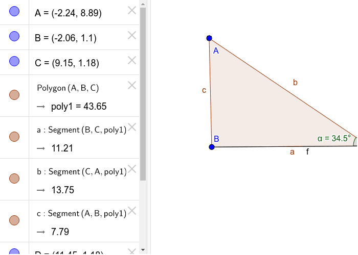 GeoGebra Applet