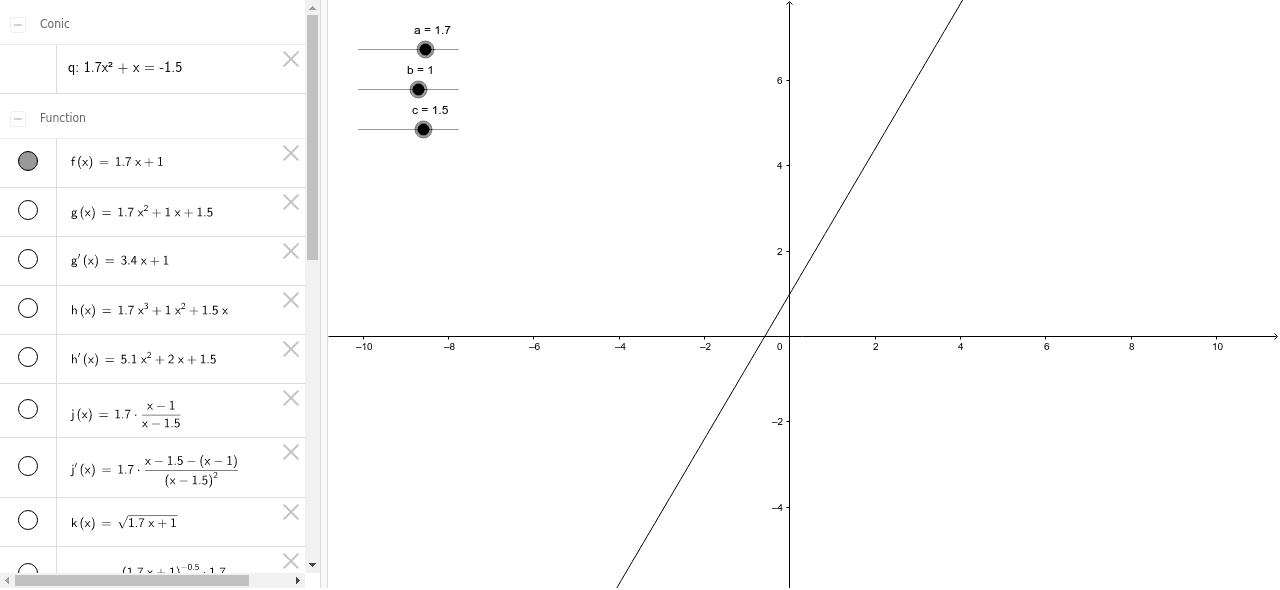 GeoGebra Applet