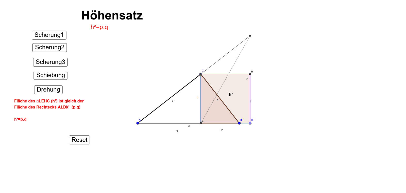 GeoGebra Applet
