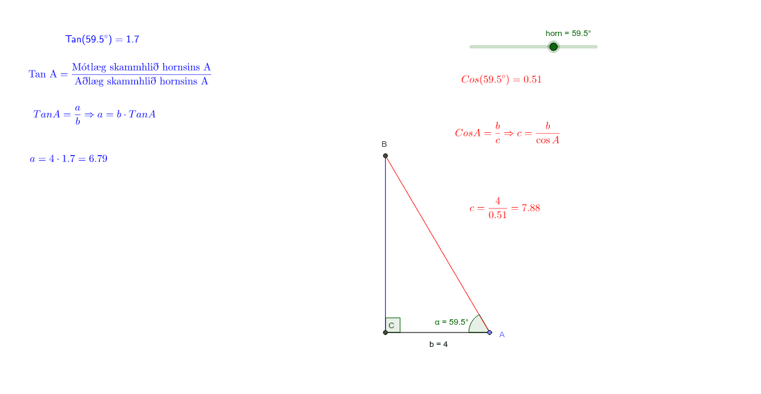 GeoGebra Applet