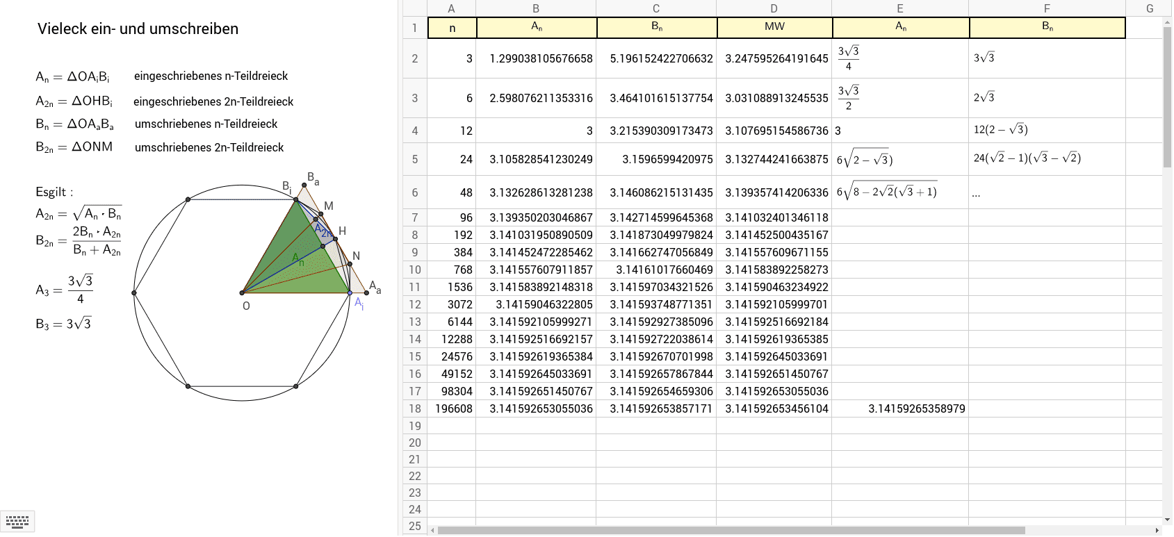 GeoGebra Applet