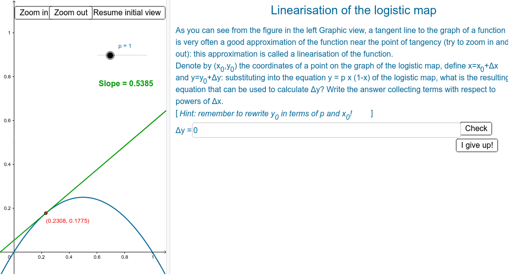 GeoGebra Applet