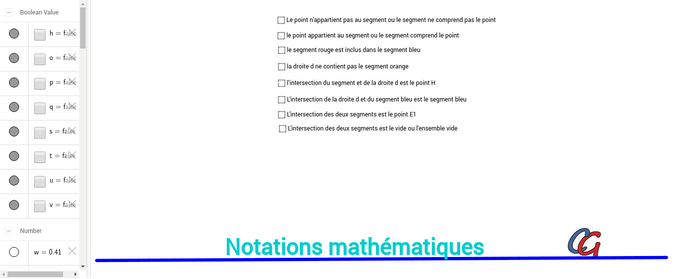 GeoGebra Applet