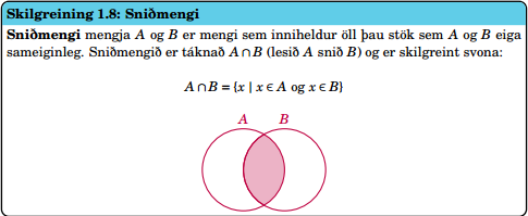 Sniðmengi