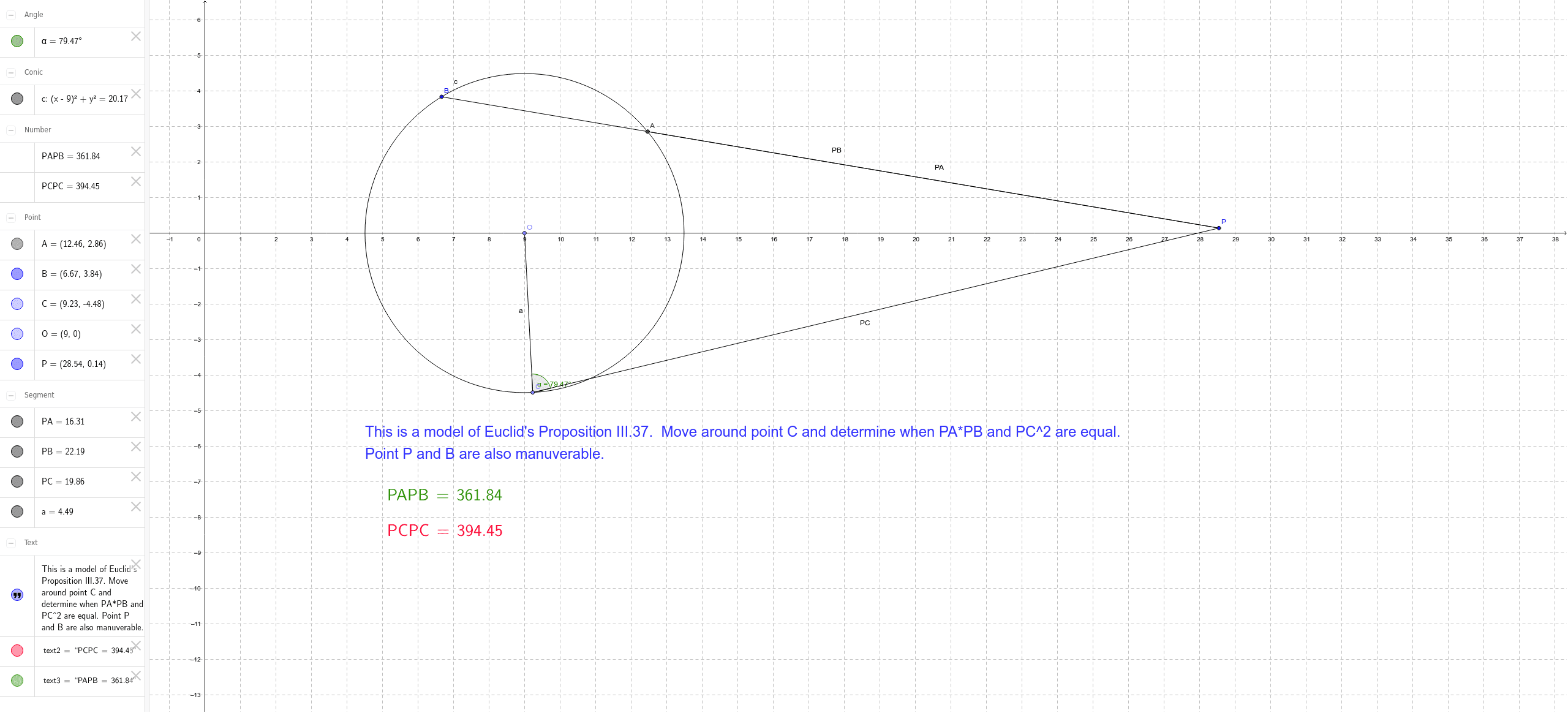 GeoGebra Applet