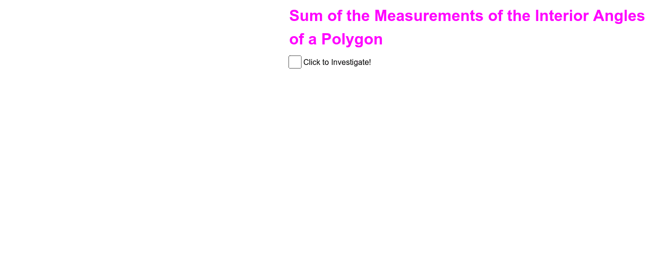 Investigating The Sum Of The Measurements Of The Interior