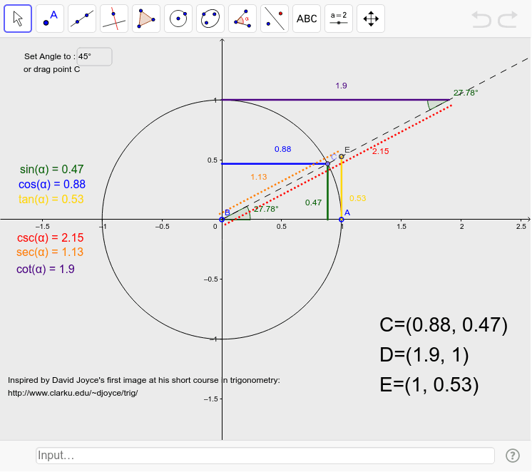 GeoGebra Applet
