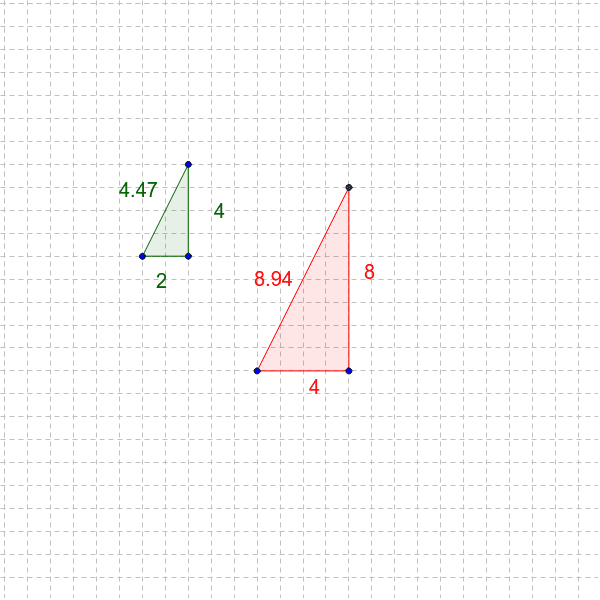 Undersøg ligedannede trekanter Tryk Enter for at starte aktiviteten