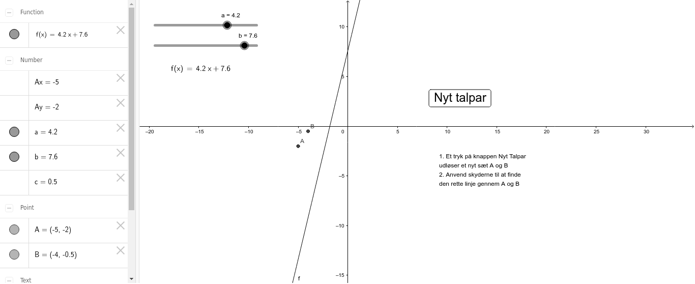 GeoGebra Applet