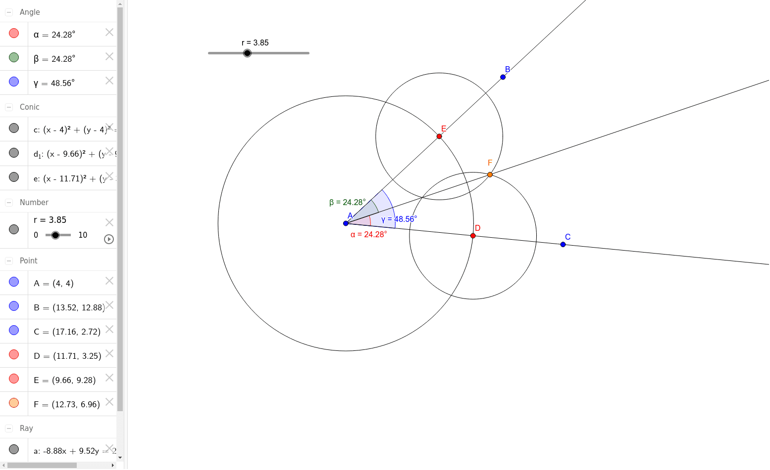 GeoGebra Applet