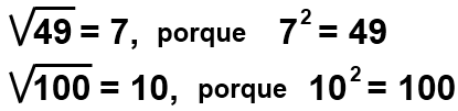 a estas raíces cuadradas se les llama cuadrados perfectos