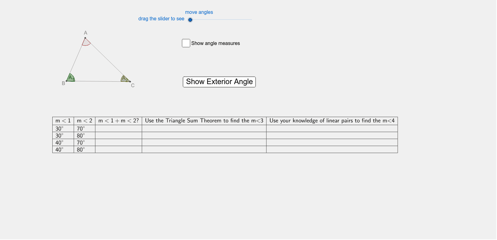 GeoGebra Applet