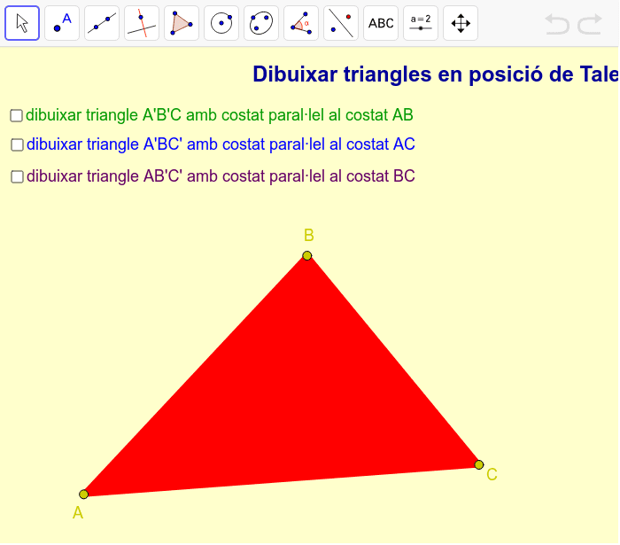 GeoGebra Applet