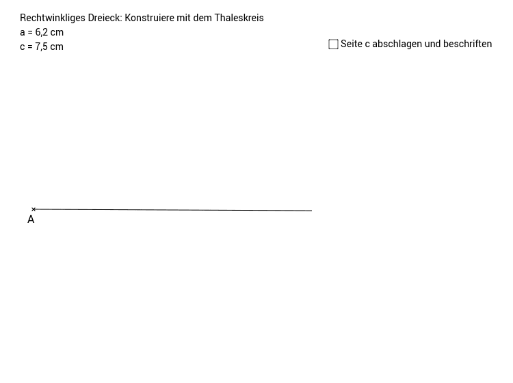 GeoGebra Applet