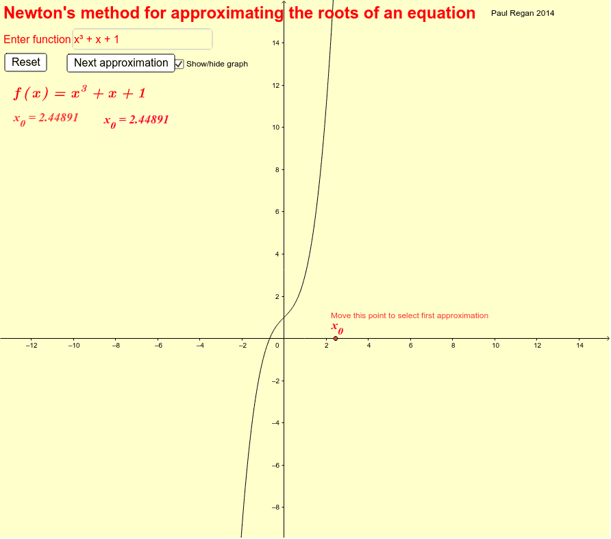 GeoGebra Applet