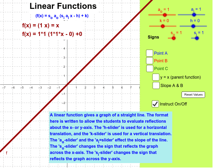 GeoGebra Applet