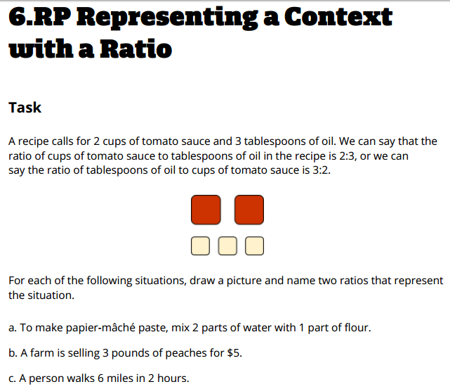 Complete the following task in your Math Journal.