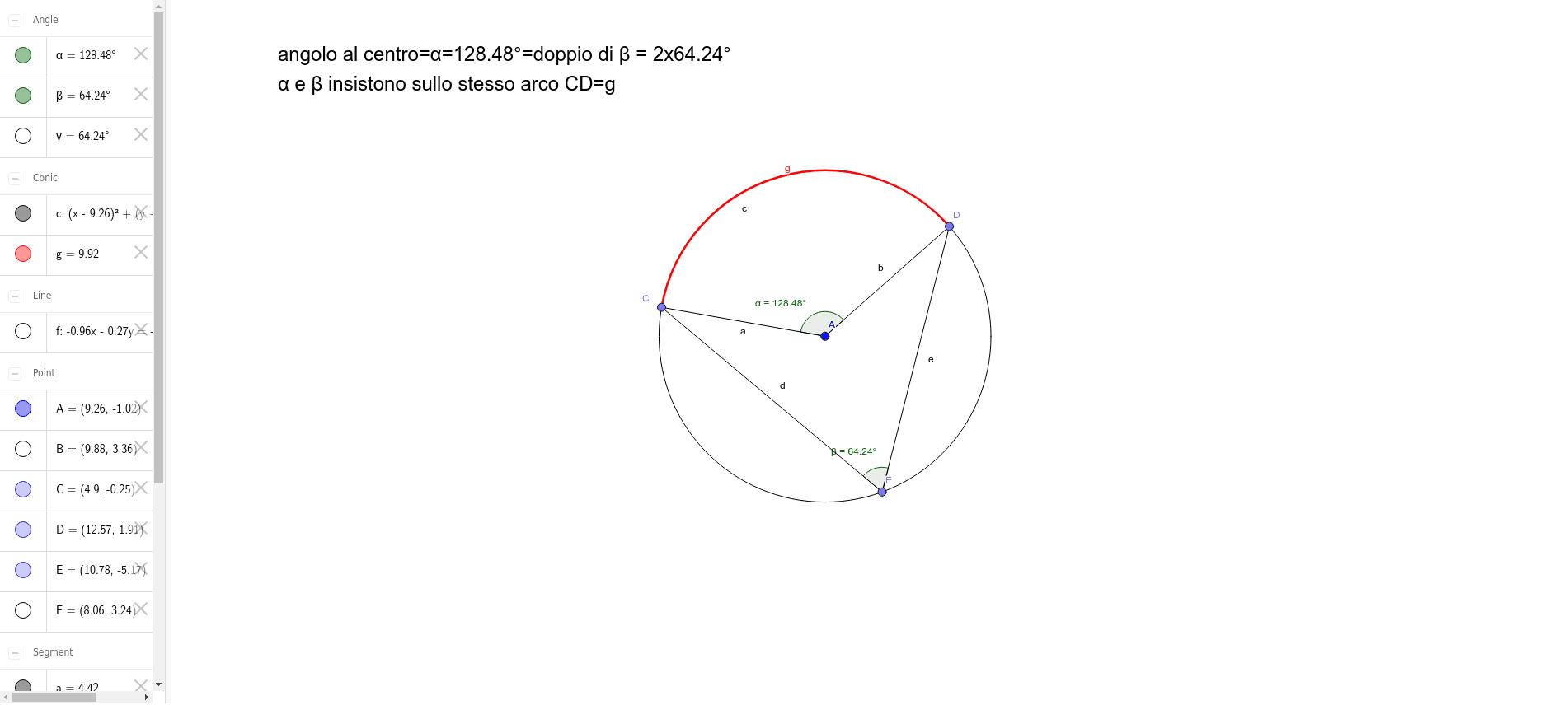 GeoGebra Applet