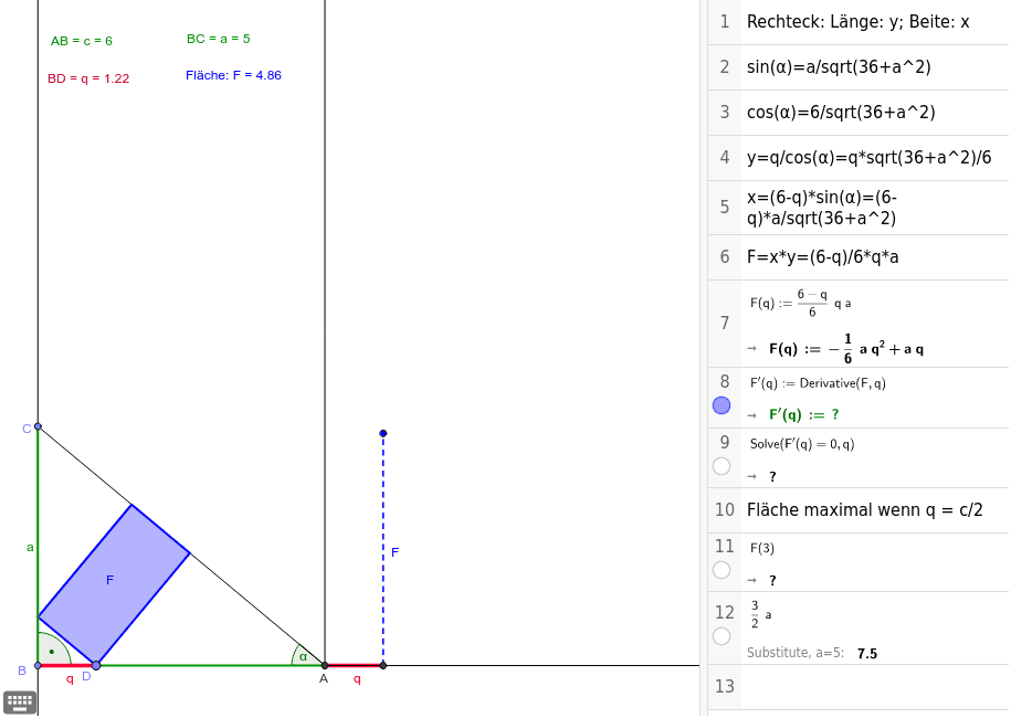GeoGebra Applet
