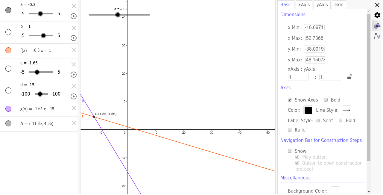GeoGebra Applet
