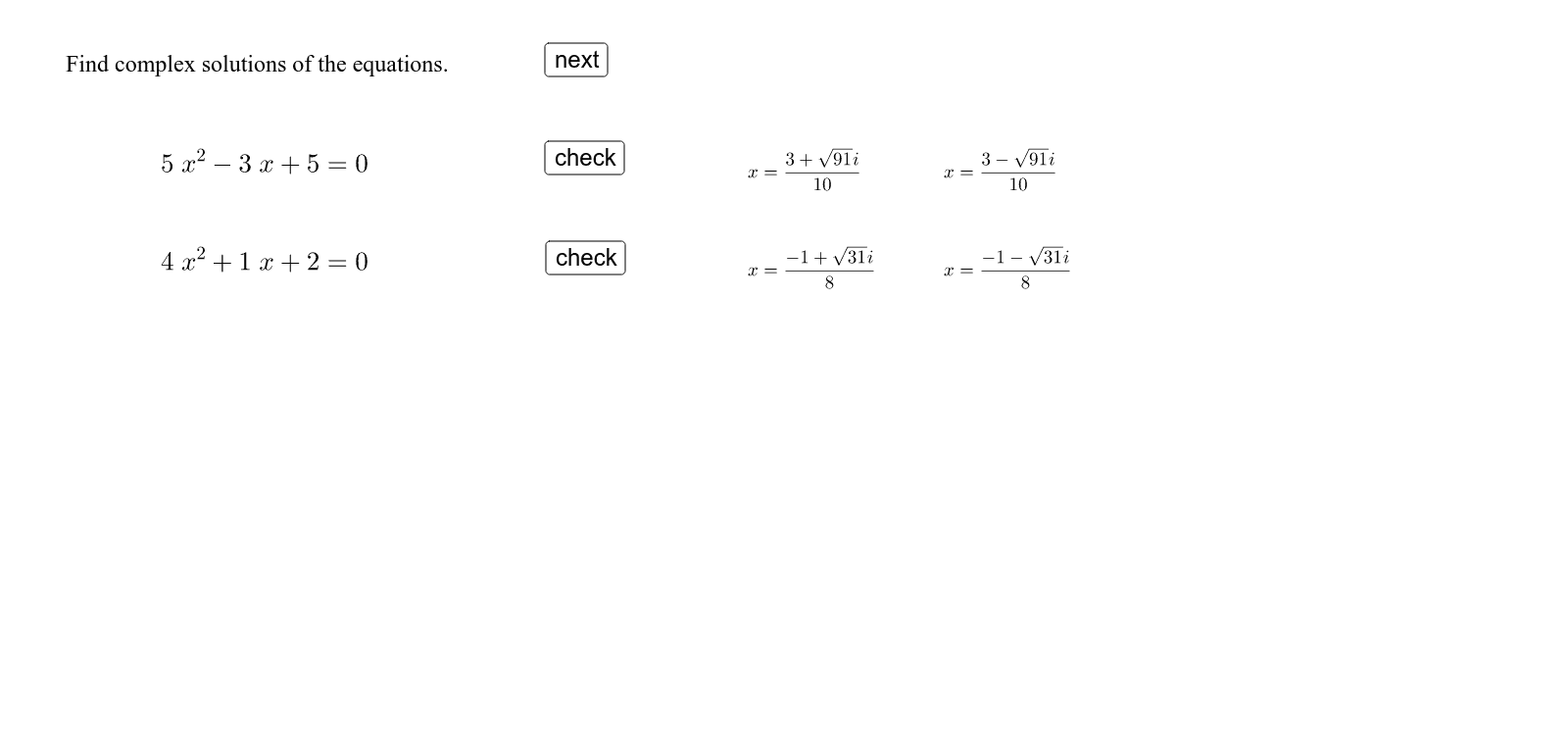 Random quadratic – GeoGebra