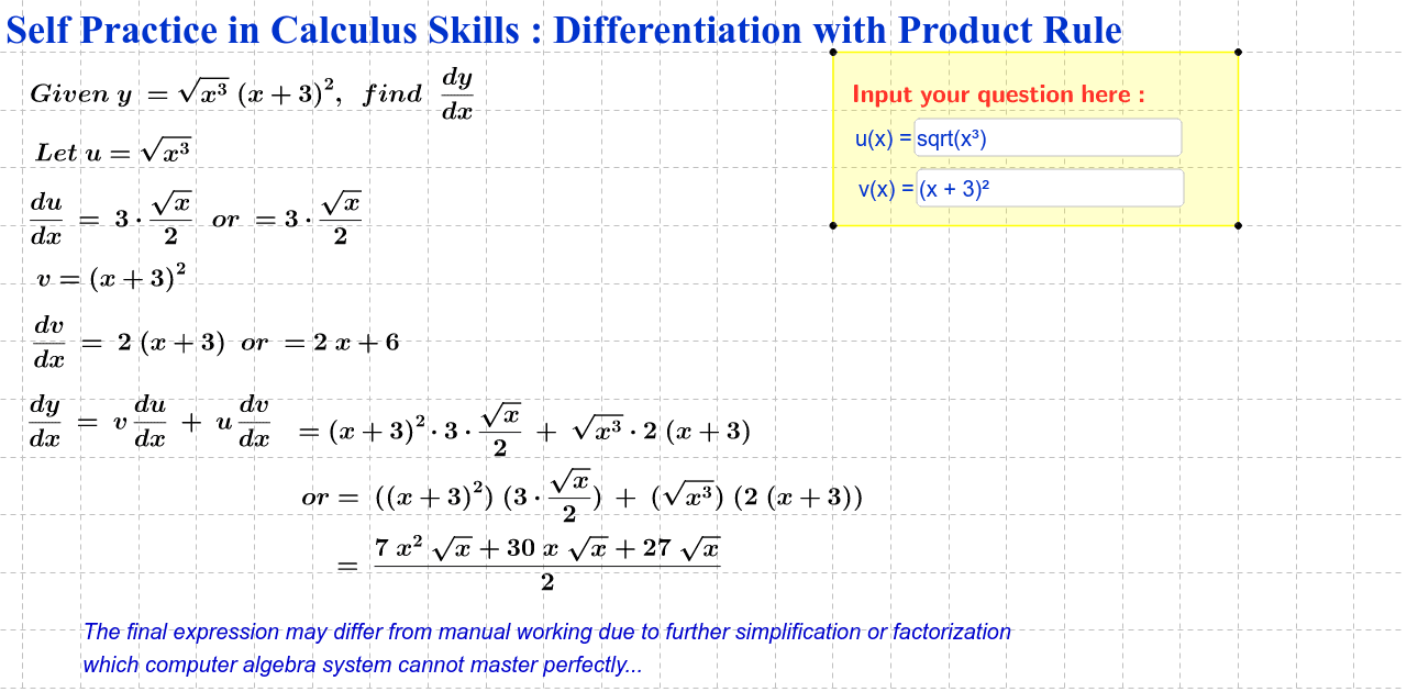 GeoGebra Applet