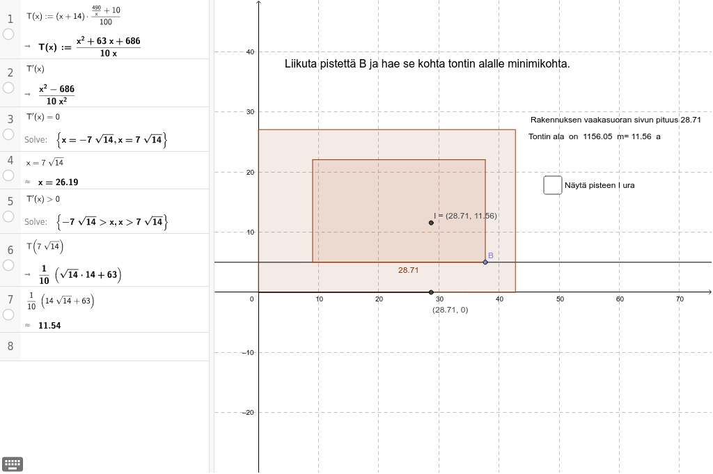 GeoGebra Applet