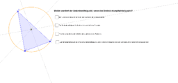 Das Dreieck - Übung und Anwendung mit GeoGebra