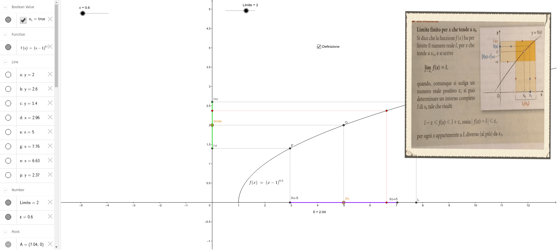 GeoGebra Applet
