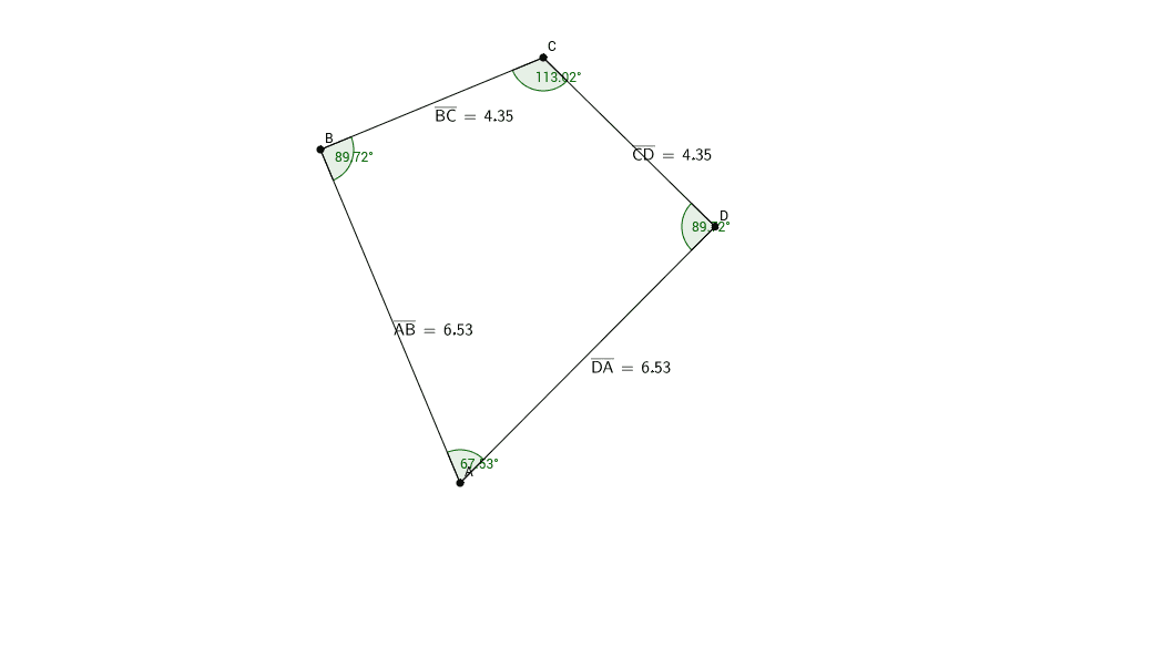Measured Kite Maker GeoGebra