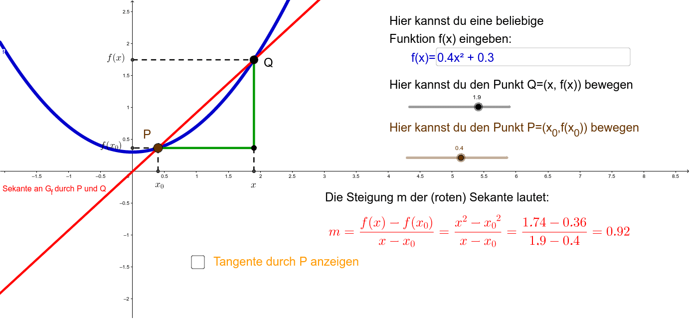 GeoGebra Applet
