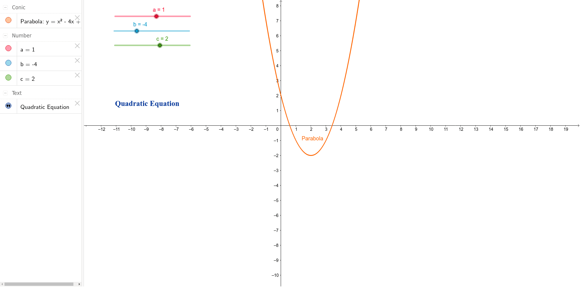 GeoGebra Applet