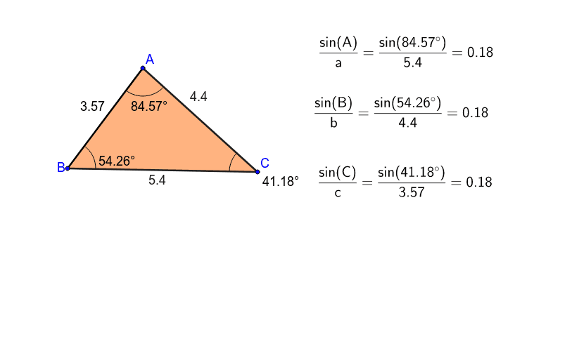 Distribution De Balle Perdue La loi des sinus – GeoGebra
